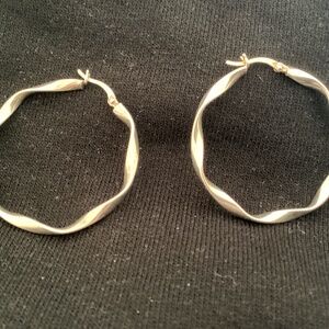 JMC 1 1/2” Sterling Silver Earrings